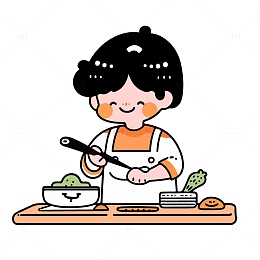 做饭的厨师场景