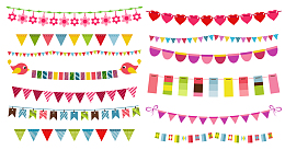 矢量节日氛围装饰