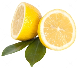 新鲜的黄色柠檬