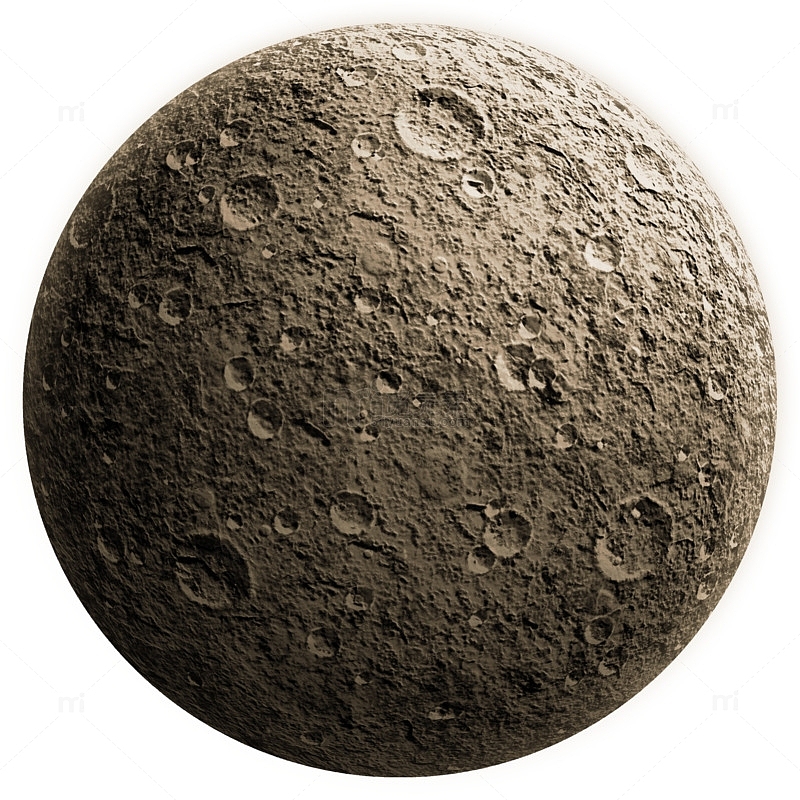 月球凹凸陨石模型装饰