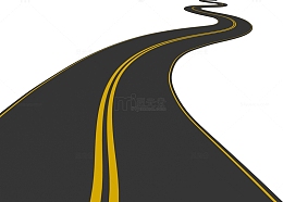 手绘道路