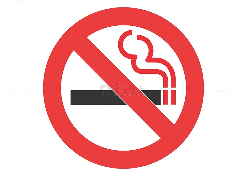 图标禁止吸烟