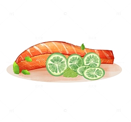 美食三文鱼海鲜