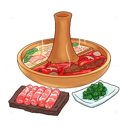 美食鸳鸯火锅
