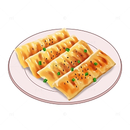 美食锅贴小吃