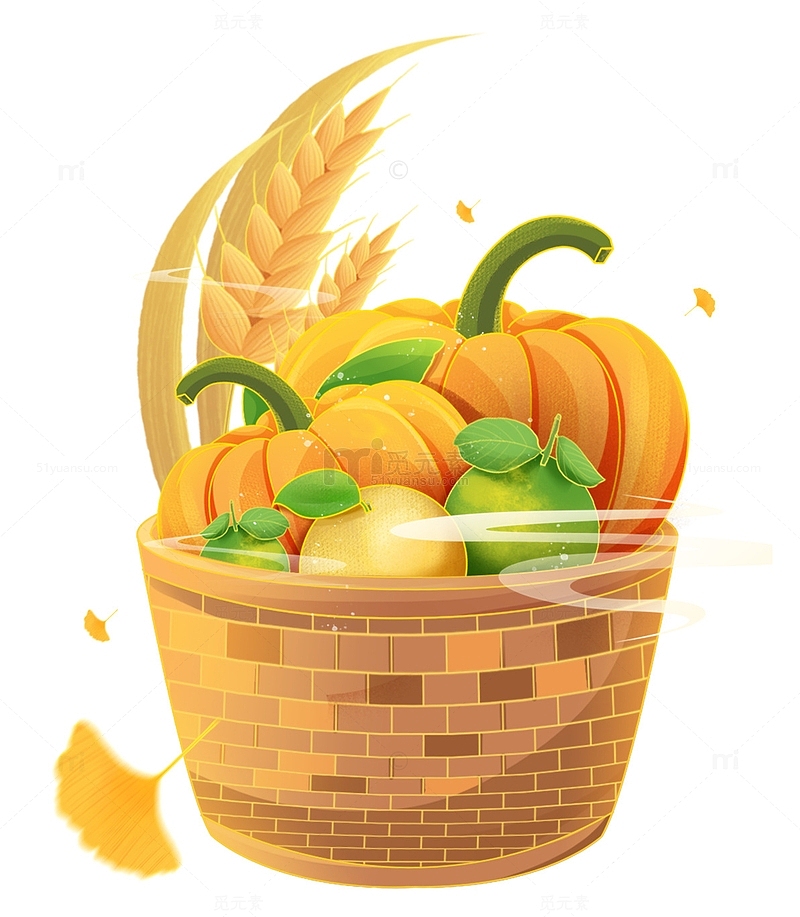 秋天丰收季节粮食农作物