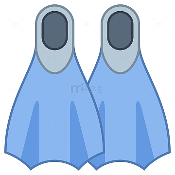 卡通游泳用具脚蹼