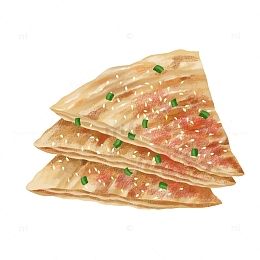 美食千层酱香饼