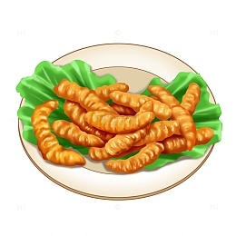 美食炸鸡柳油炸食品