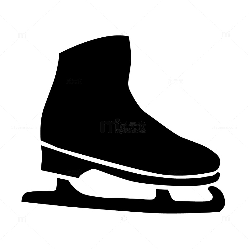 溜冰鞋图标元素