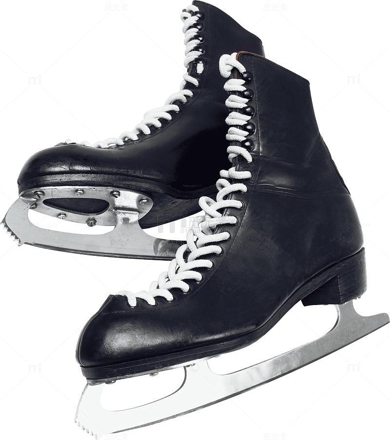 黑色溜冰鞋
