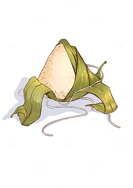 美味美食豆沙肉粽