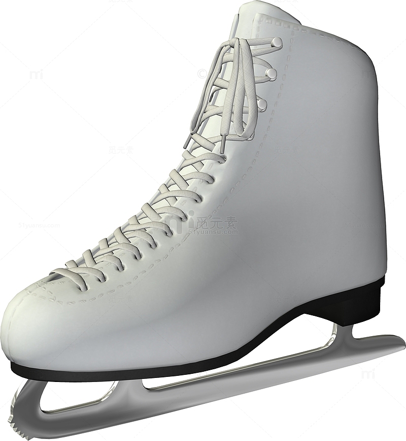 白色溜冰鞋