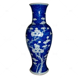 蓝色花瓶