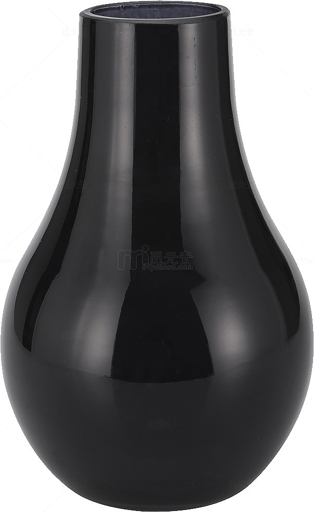黑色高清花瓶
