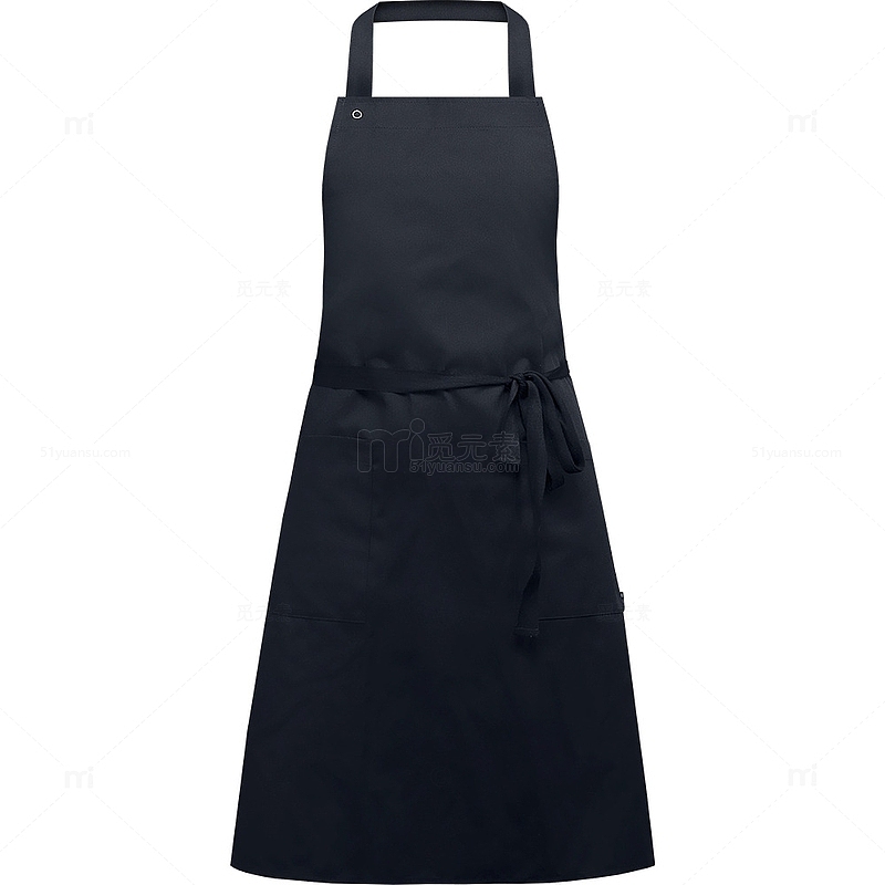 黑色厨师围裙