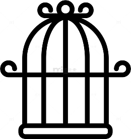 手绘鸟笼