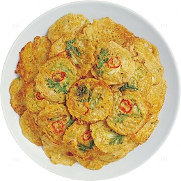 鸡蛋蔬菜薄饼