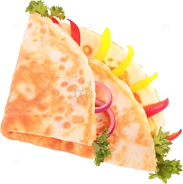 蔬菜卷饼