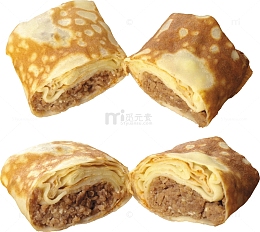 肉馅卷饼