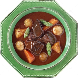 一碗牛肉蔬菜汤