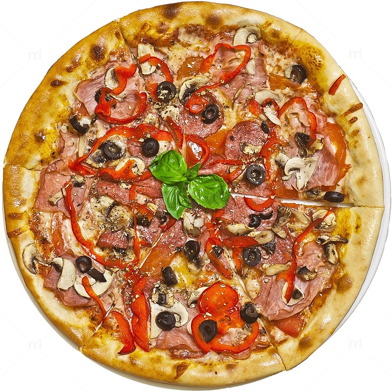 香肠白菇披萨