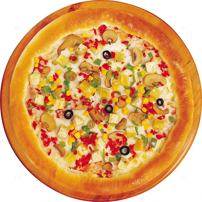 蔬菜菌菇披萨