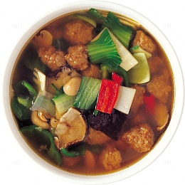 菌菇肉丸汤