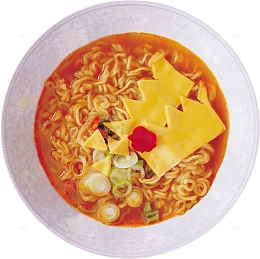 一碗芝士葱花方便面