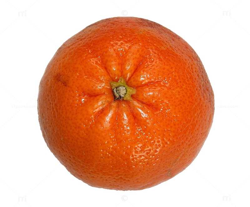橘红色橙子