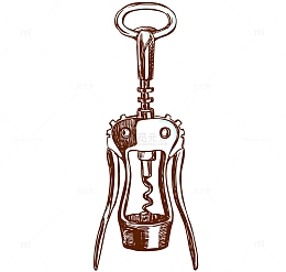 手绘红酒开瓶器