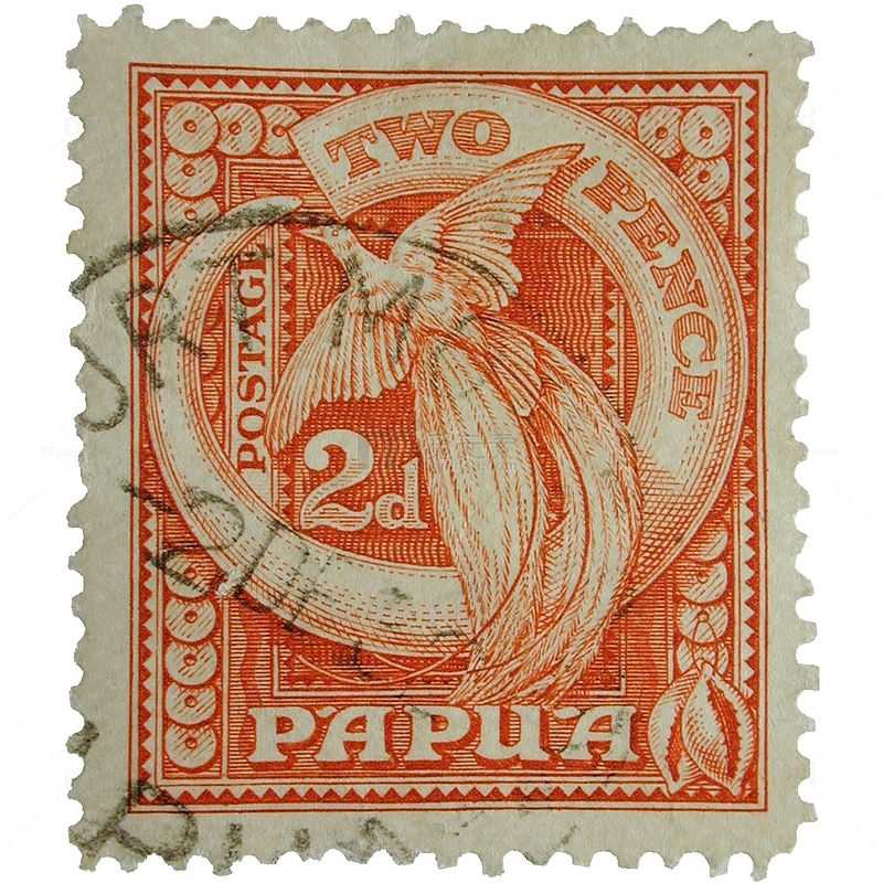 老式复古印花邮票