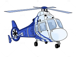 准备起飞的直升机