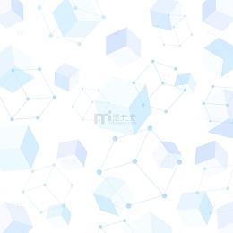 蓝色科技渐变几何菱形装饰底纹元素