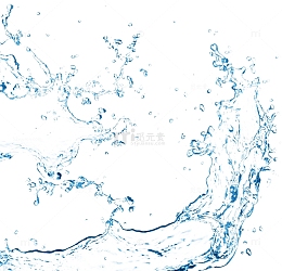 激荡的水波
