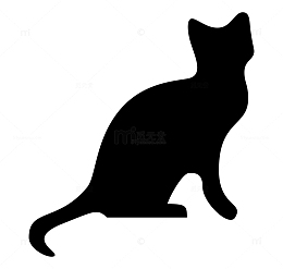 蹲坐猫咪图标