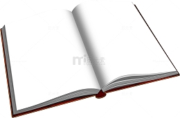 打开的书