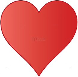 渐变的爱心