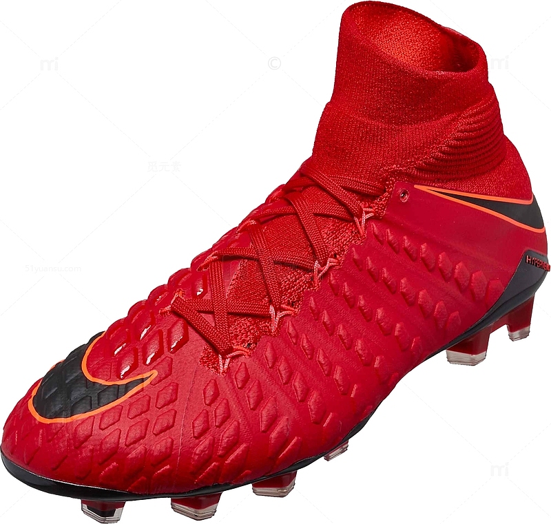 红色足球鞋