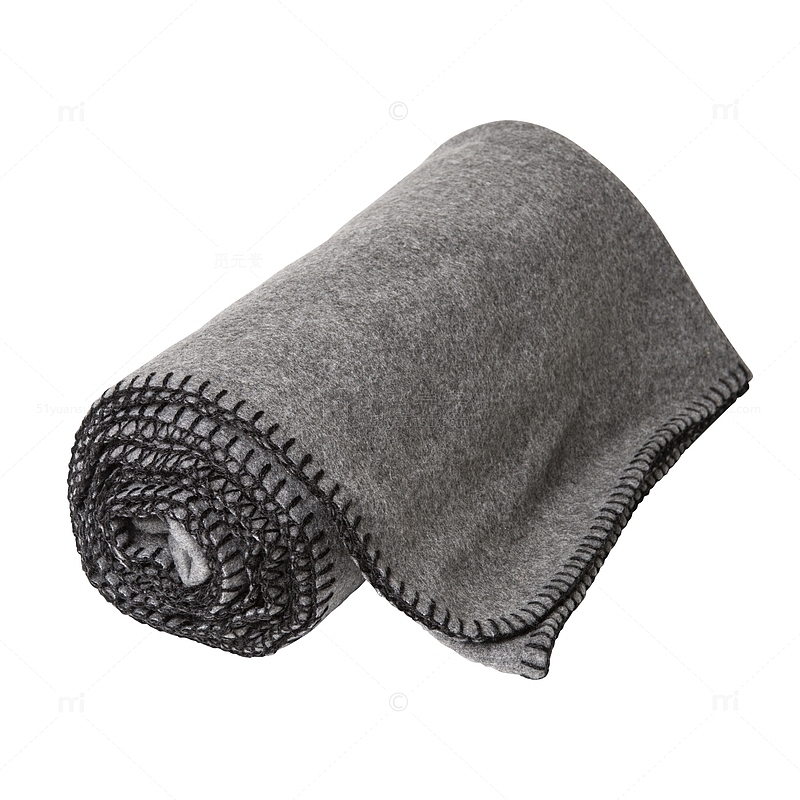 灰色男士毛巾毯子
