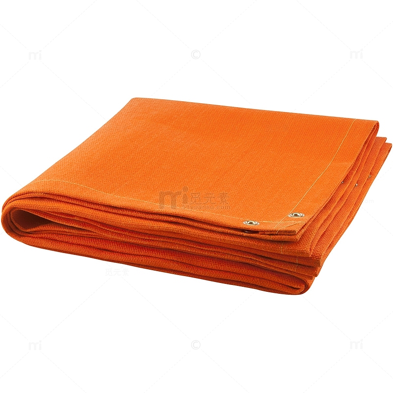 橙色毯子