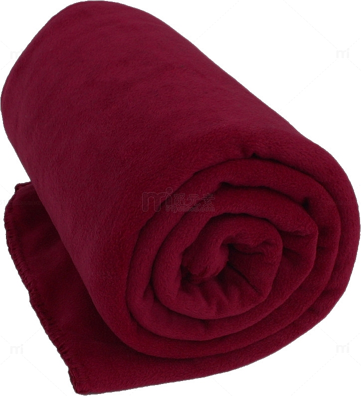 红色毯子