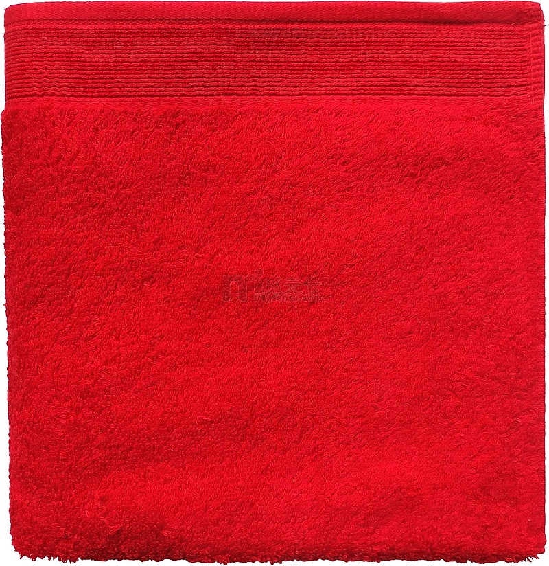 红色毛巾