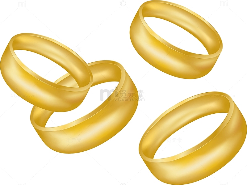 3D黄金戒指