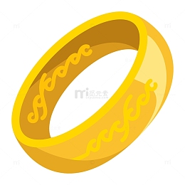 手绘黄金戒指
