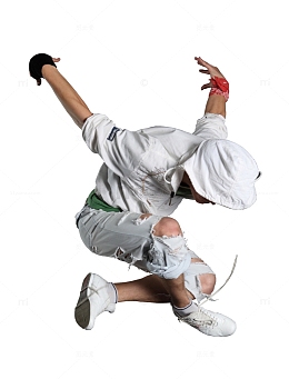 男性街舞舞者