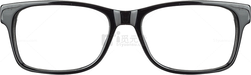 黑色框架眼镜
