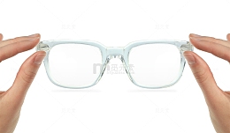 手拿眼镜图片