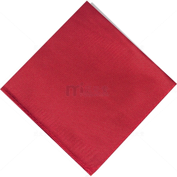 红色餐巾