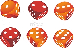红色骰子